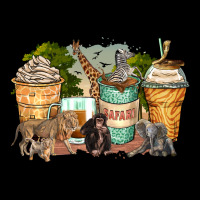 Safari Animals Coffee Cups Premium Sweatshirt | Teevron
