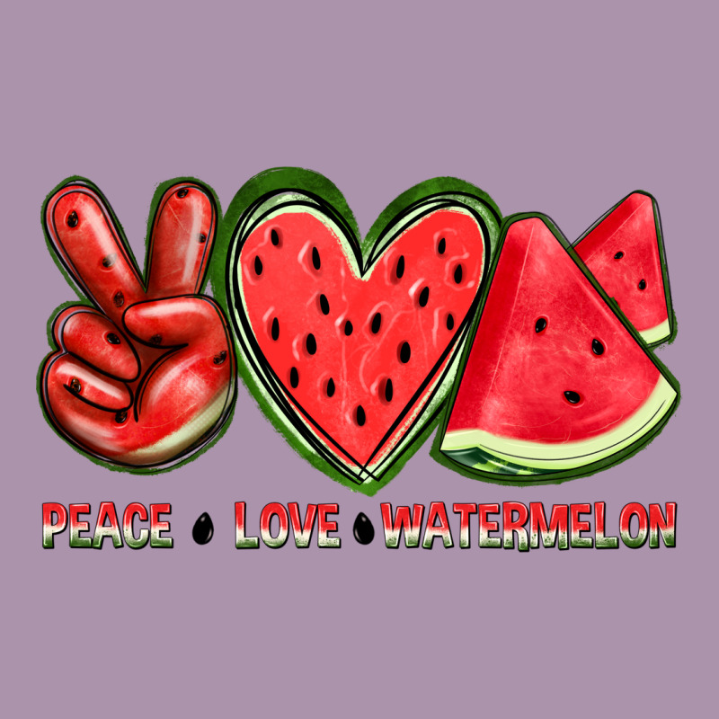 Peace Love Watermelon Heavyweight Hoodie by texasbilliewilder | Teevron