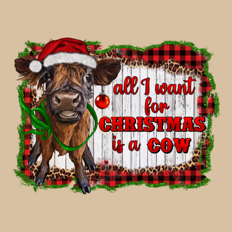 All I Want For Christmas Is A Cow Highland Calf Heavyweight Hoodie by RanaPortraitStore | Teevron
