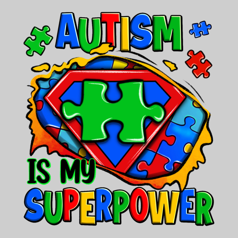 Autism Is My Superpower Ripped Shirt Premium Sweatshirt by Zillion Design Studio | Teevron