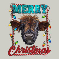 Merry Christmas Highland Calf Baby Cow Heavyweight Hoodie | Teevron