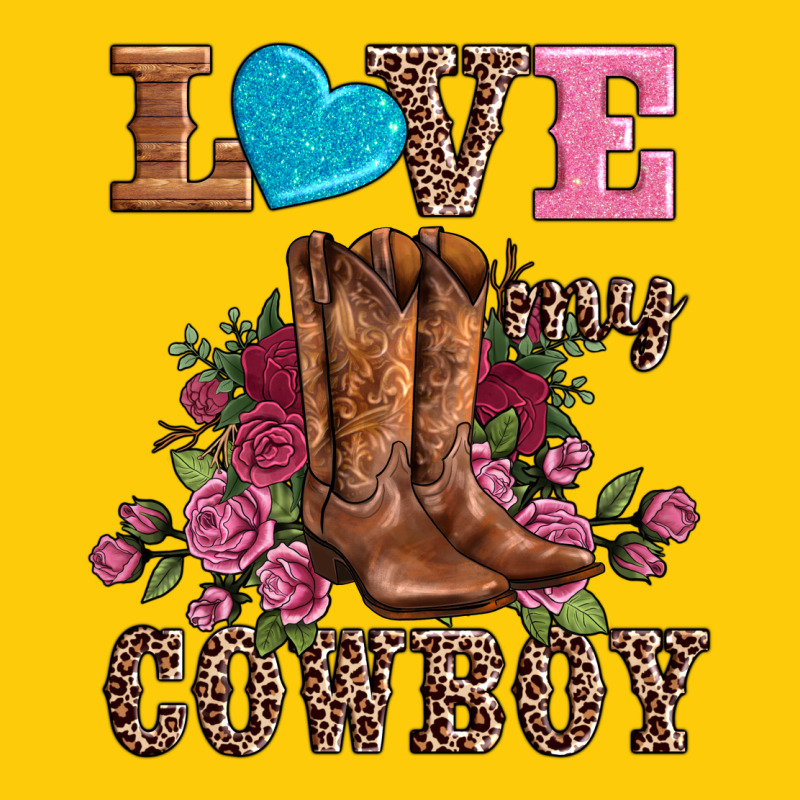 Valentines Day Love My Cowboy Premium Hoodie by AdoDesignShop | Teevron