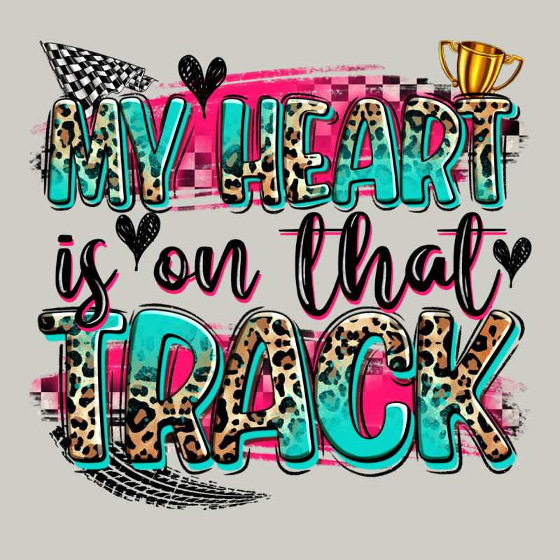 My Heart Is On That Track Heavyweight Hoodie by Zillion Design Studio | Teevron
