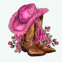 Valentines Day Boots Cowgirl Hat And Roses Premium Hoodie | Teevron
