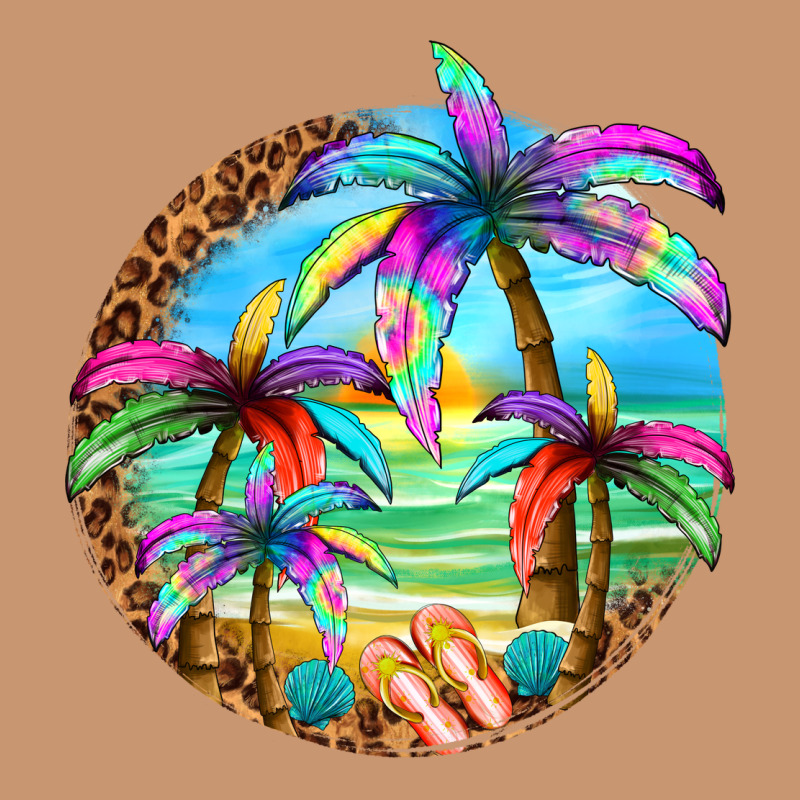 Summer Colorful Palms Heavyweight Hoodie by texasbilliewilder | Teevron
