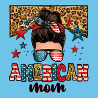 American Mom Junkie Messy Bun Premium Sweatshirt | Teevron