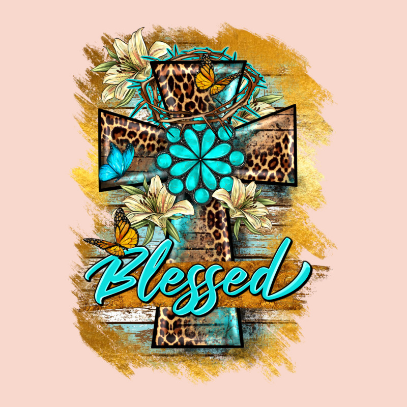Western Cross Blessed Lily Butterfly Urban Hoodie by BarkalooDesign | Teevron