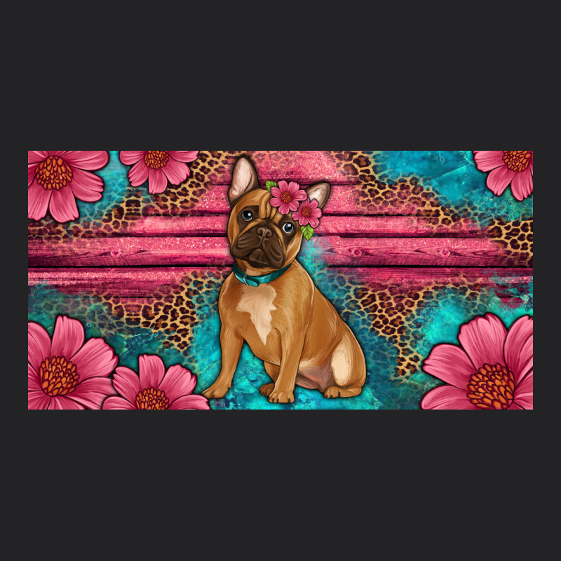 French Bulldog Floral License Plate Vintage Tee by Artiststas | Teevron