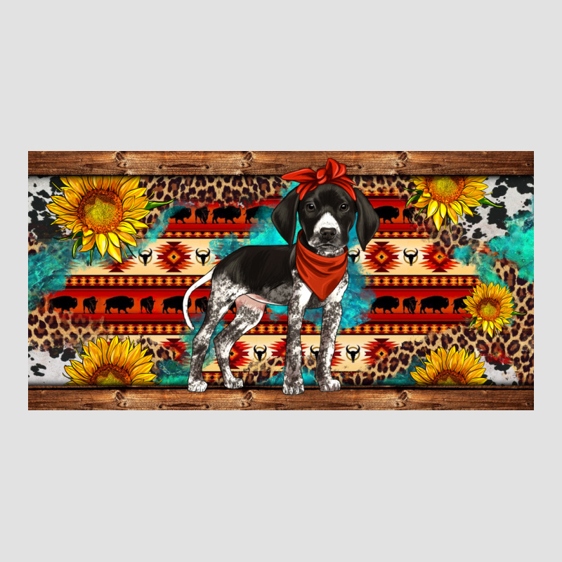 German Shorthaired Pointer License Plate Premium Hoodie by Artiststas | Teevron