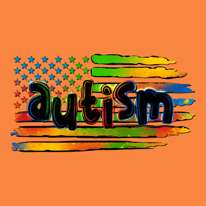 Autism American Flag Premium Sweatshirt by Zillion Design Studio | Teevron