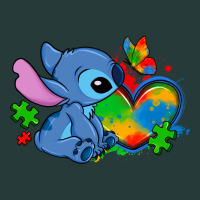 Autism Stitch Heart Premium Sweatshirt | Teevron