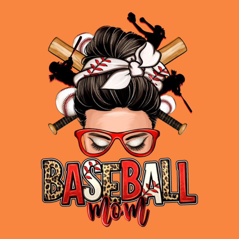 Baseball Mom Messy Bun Premium Sweatshirt by Zillion Design Studio | Teevron