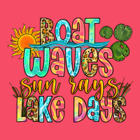 Boat Waves Sun Rays Lake Days Premium Sweatshirt | Teevron