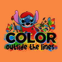 Color Outside The Lines Autism Stitch Premium Sweatshirt | Teevron