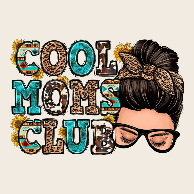 Cool Moms Club Messy Bun Premium Sweatshirt by Zillion Design Studio | Teevron