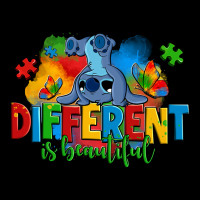 Different Is Beautiful Autism Stitch Premium Sweatshirt | Teevron