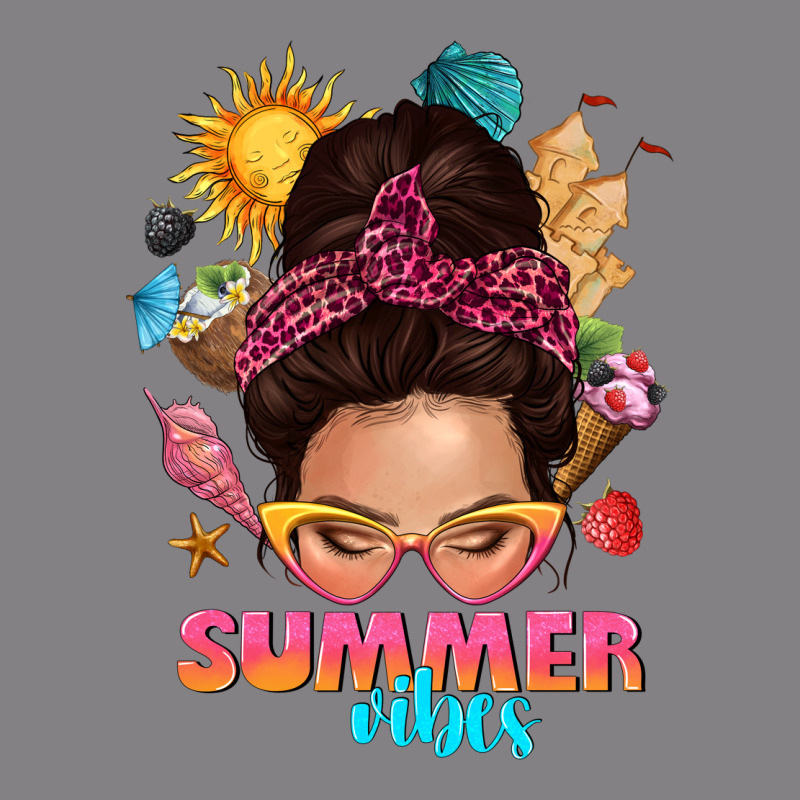Summer Vibes Messy Bun Tbw Heavyweight Hoodie by texasbilliewilder | Teevron