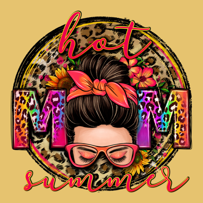 Hot Mom Summer Messy Bun Premium Sweatshirt by Zillion Design Studio | Teevron