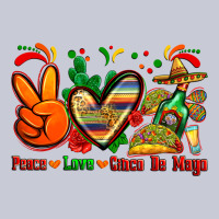 Peace Love Cinco De Mayo Heavyweight Hoodie | Teevron