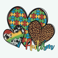 Autism Hearts Leopard Cowhide Premium Hoodie | Teevron