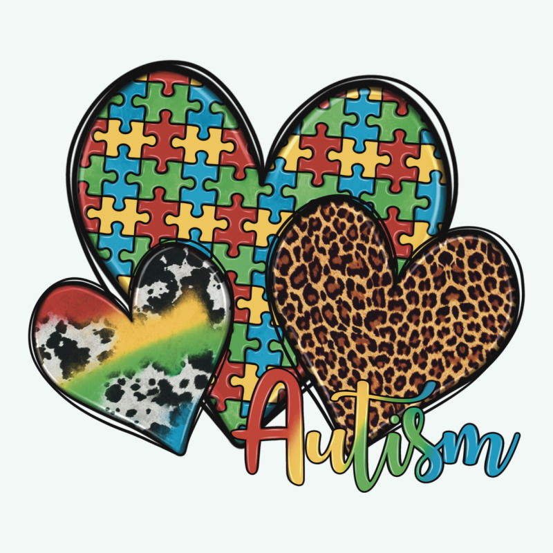 Autism Hearts Leopard Cowhide Premium Hoodie by Artiststas | Teevron
