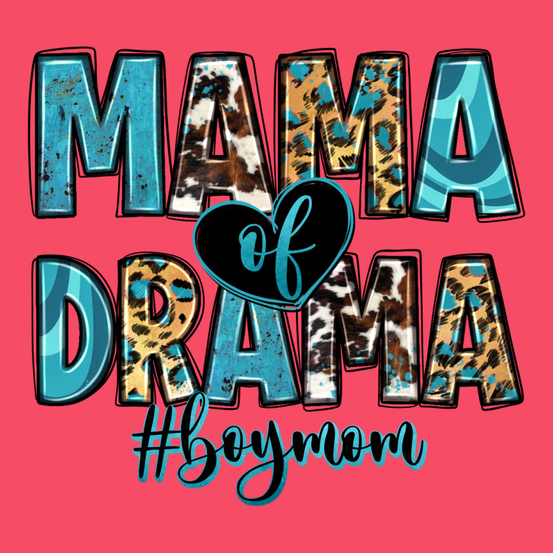 Mama Of Drama Boy Mom Premium Sweatshirt by Zillion Design Studio | Teevron