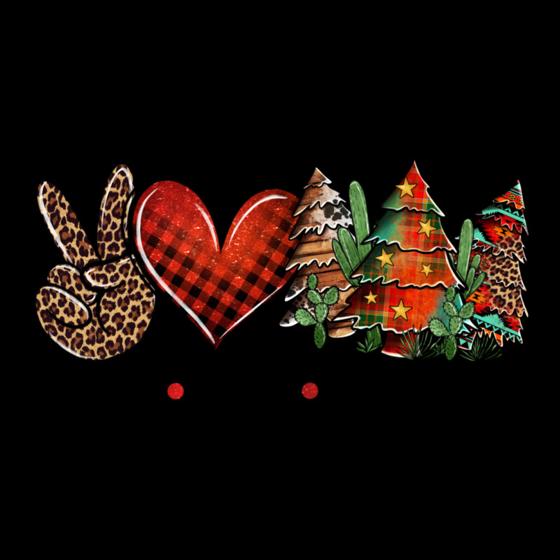 Peace Love Western Christmas Trees Urban Hoodie by Jasminsmagicworld | Teevron