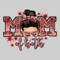 Mom Of Both Messy Bun Premium Sweatshirt | Teevron
