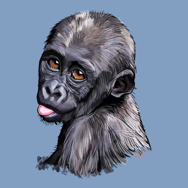 Baby Gorilla Head Urban Hoodie by LillyAllenDesigns | Teevron