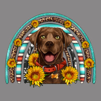 Chocolate Labrador Rainbow Vintage Tee | Teevron