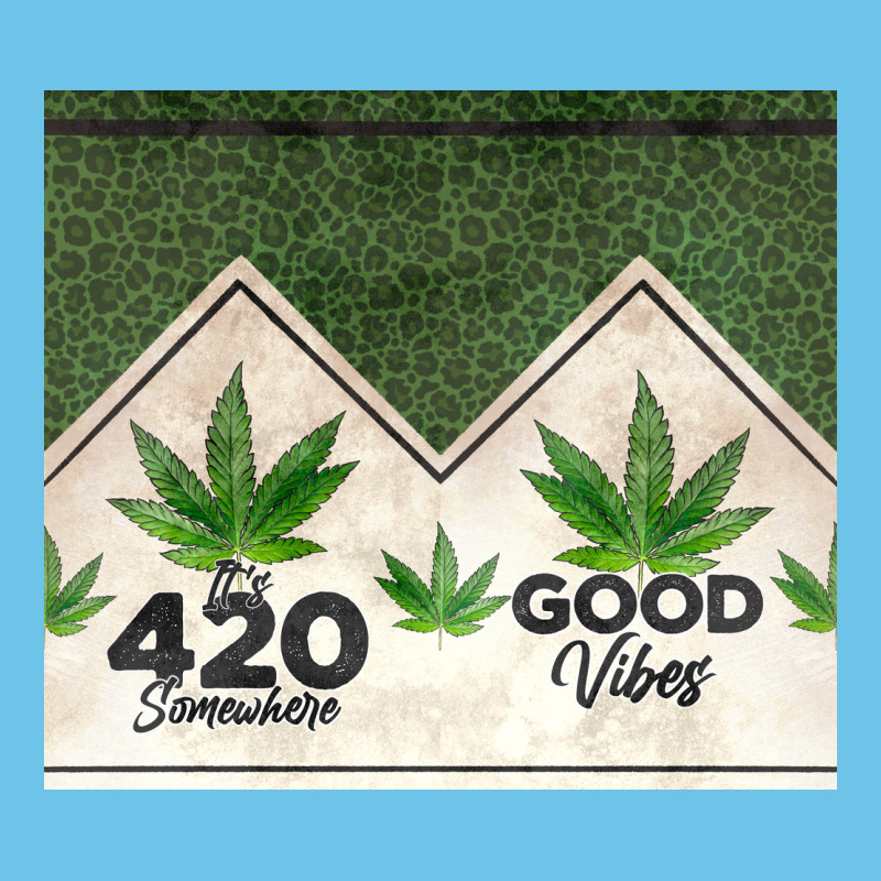 420 Somewhere Good Vibes Weed Tumbler2 Premium Sweatshirt by CTS Tumbler Store | Teevron