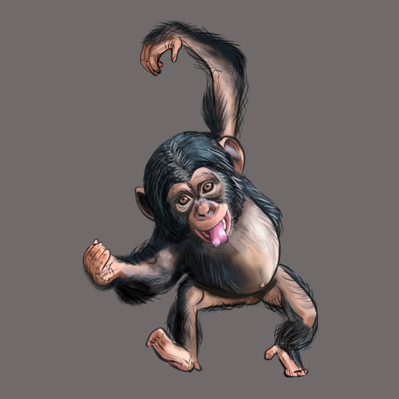 Baby Chimpanzee Urban Hoodie by LillyAllenDesigns | Teevron