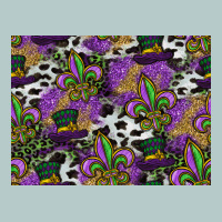 Mardi Gras Celebration Pattern Heavy Core Tee | Teevron