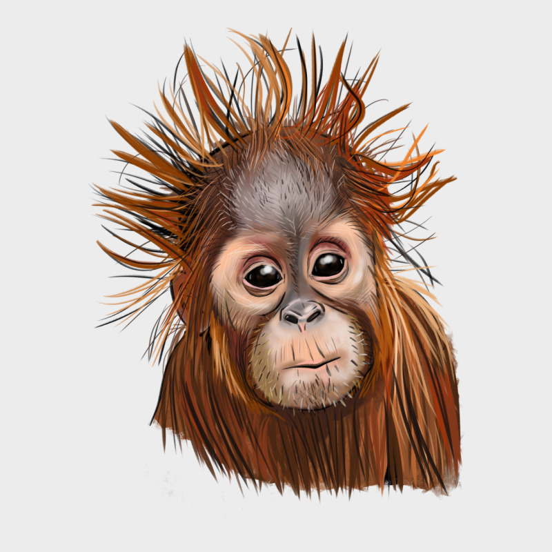 Baby Orangutan Urban Hoodie by LillyAllenDesigns | Teevron