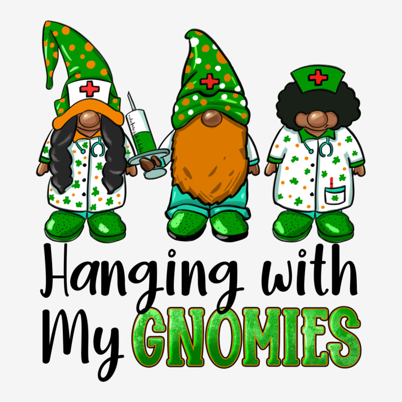 Hanging With My Gnomies African American Nurse Gnomies Urban Hoodie by BarkalooDesign | Teevron