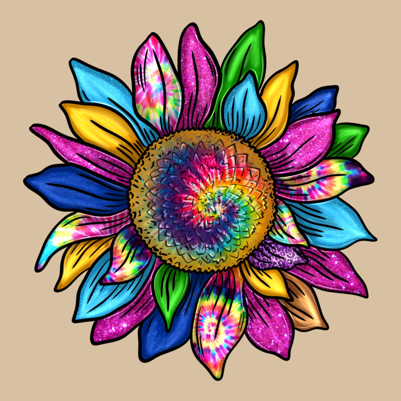 Tie Dye Sunflower Heavyweight Hoodie by texasbilliewilder | Teevron