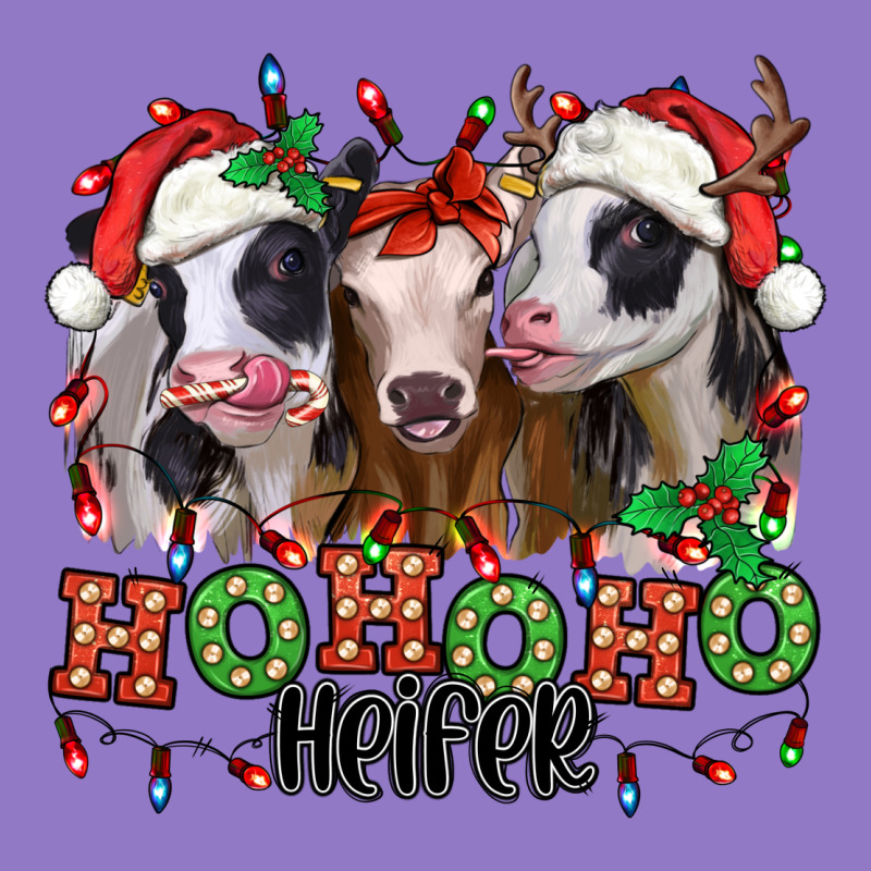 Ho Ho Ho Heifer Christmas Heifers Urban Hoodie by Jasminsmagicworld | Teevron