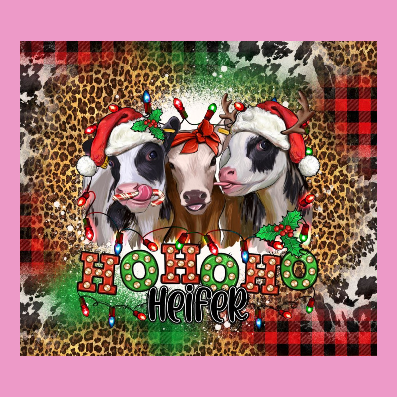 Ho Ho Ho Heifer Christmas Heifers Urban Hoodie by Jasminsmagicworld | Teevron
