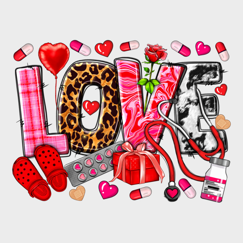 Valentines Day Love Nurse Urban Hoodie by NancyCooperArtShop | Teevron