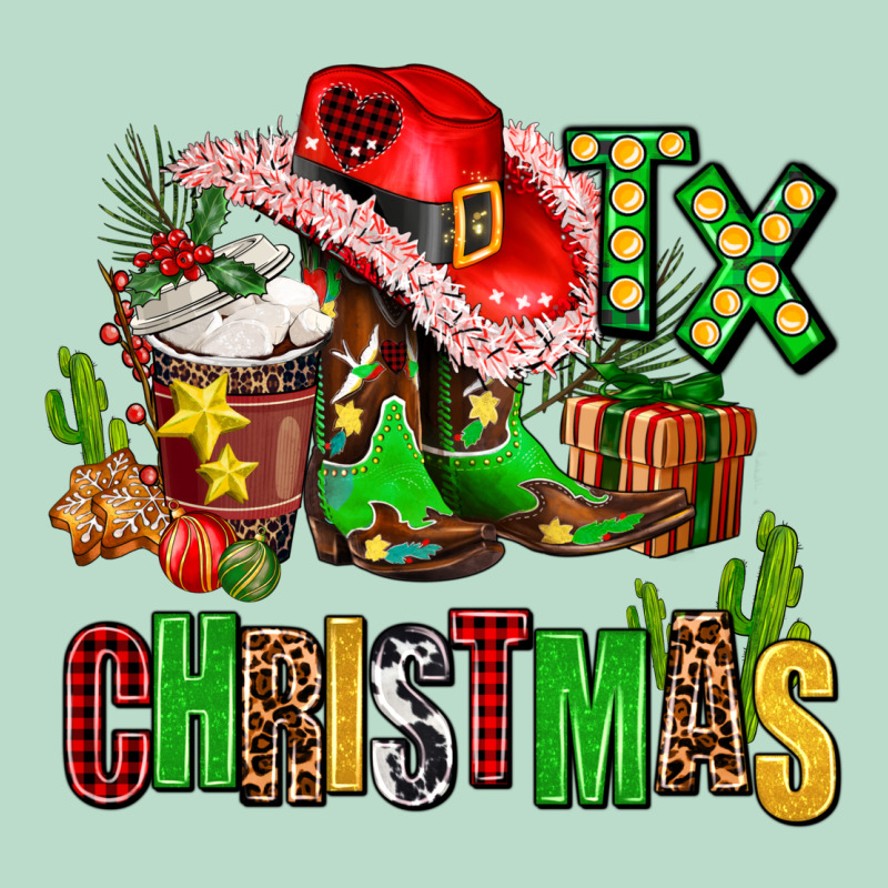 Tx Christmas Cowgirl Premium Hoodie by AdoDesignShop | Teevron