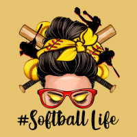 Softball Life Messy Bun Premium Sweatshirt | Teevron