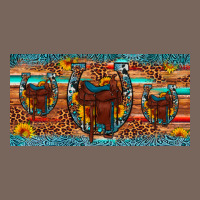 Saddle Horseshoe  Sunflower Leopard License Plate Premium Hoodie | Teevron