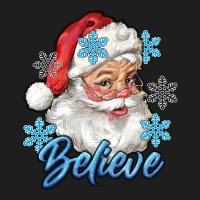 Santa Blue Believe Heavyweight Hoodie | Teevron