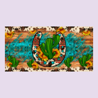 Cactus Sunflower Horseshoe License Plate Premium Hoodie | Teevron