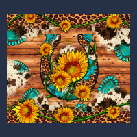 Sunflower Gemstone Leopard Cowhide Horseshoe Premium Hoodie | Teevron