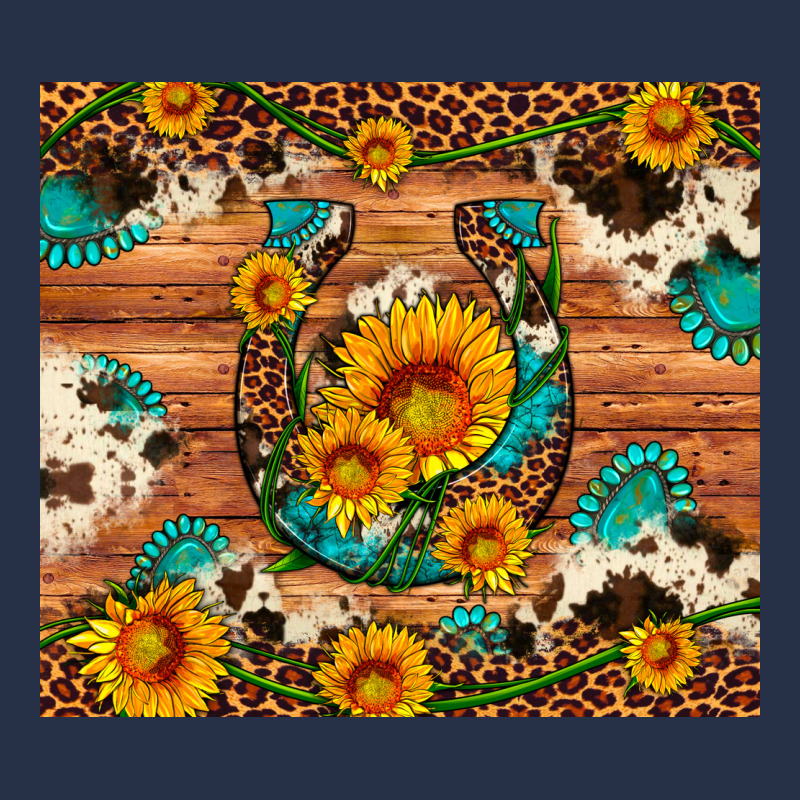 Sunflower Gemstone Leopard Cowhide Horseshoe Premium Hoodie by Artiststas | Teevron