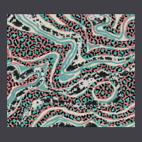 Pink And Turquoise Cowhide And Leopard Heavyweight Hoodie | Teevron