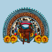 Saddle Sunflower Horseshoe Rainbow Premium Hoodie | Teevron