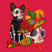Mexican Dead Day With Skeleton Cat Premium Hoodie | Teevron