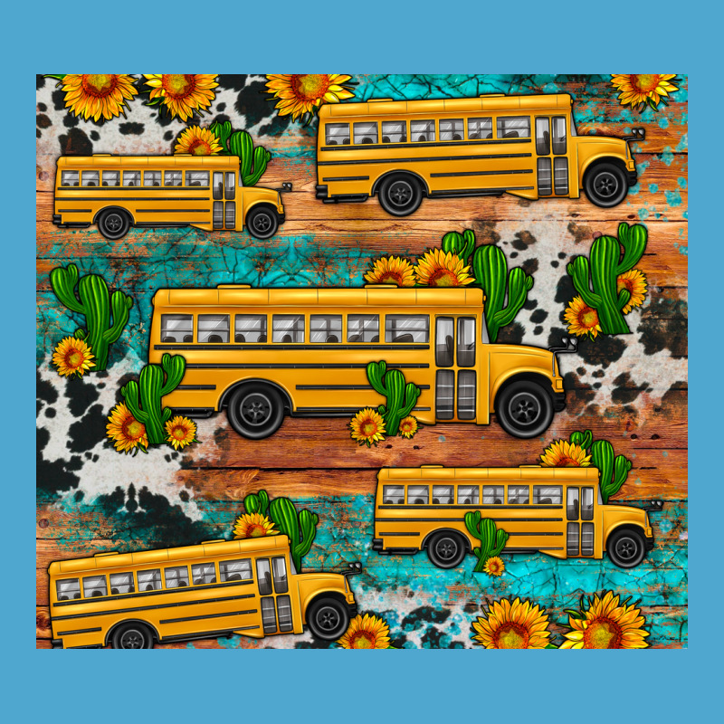 School Bus Cactus Sunflower Premium Hoodie by Artiststas | Teevron
